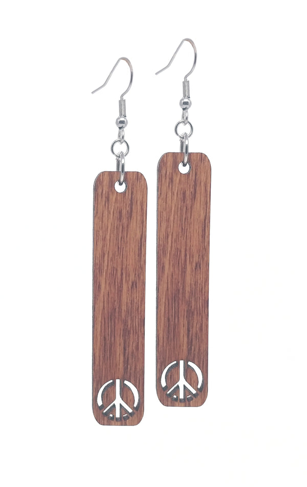 Peace Dangle Earrings