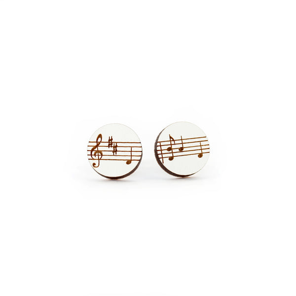 Music Note Earrings