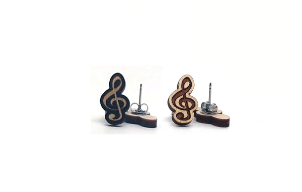 Treble Clef Earrings