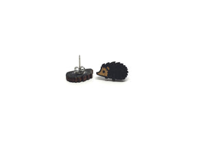 The Best HedgeHog Earrings in black from Unpossible Cuts