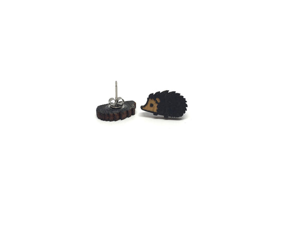 The Best HedgeHog Earrings in black from Unpossible Cuts