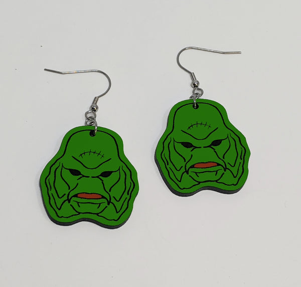 Lagoon Monster Dangle Earrings