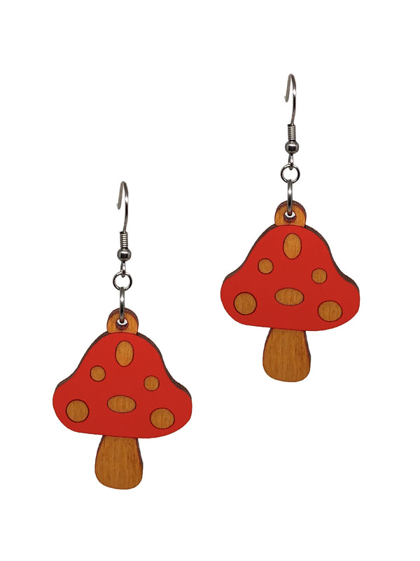 Mushroom Dangle Earrings