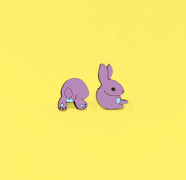 Bunny Butt Earrings