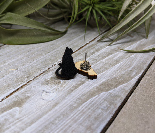 Cat Silhouette Earrings