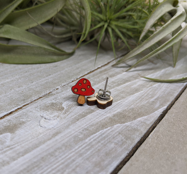 Mushroom Earrings