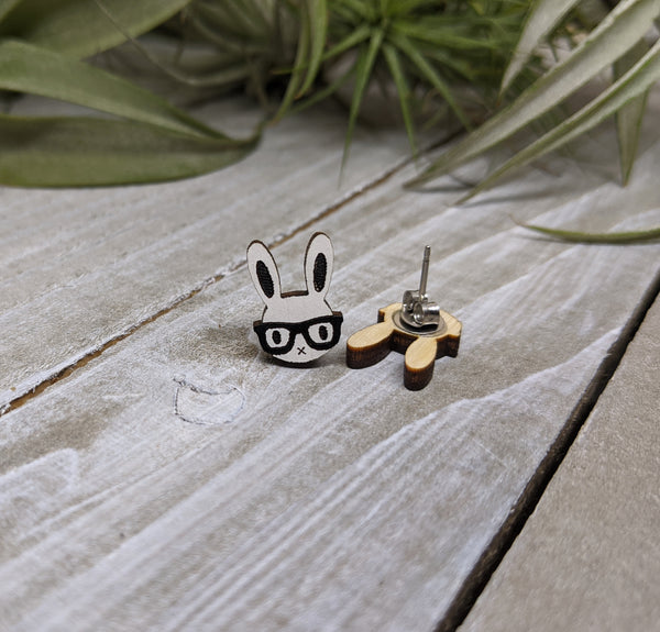 Nerd Bunny Earrings