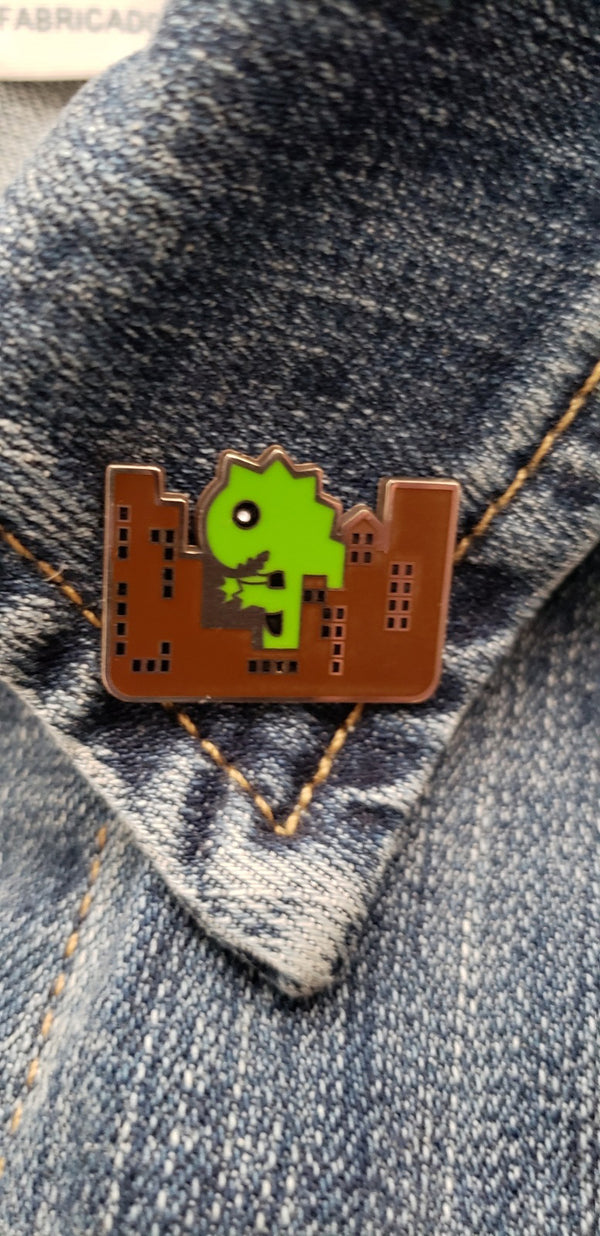 Monster Attack Enamel Pin