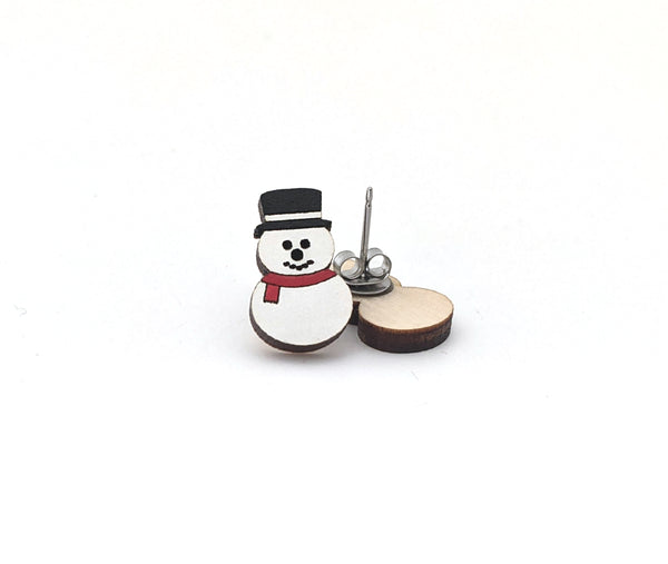 Snowman Earrings