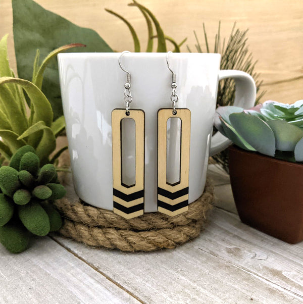 Two Bars Dangle Earrings