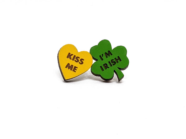 Kiss Me I'm Irish Earrings