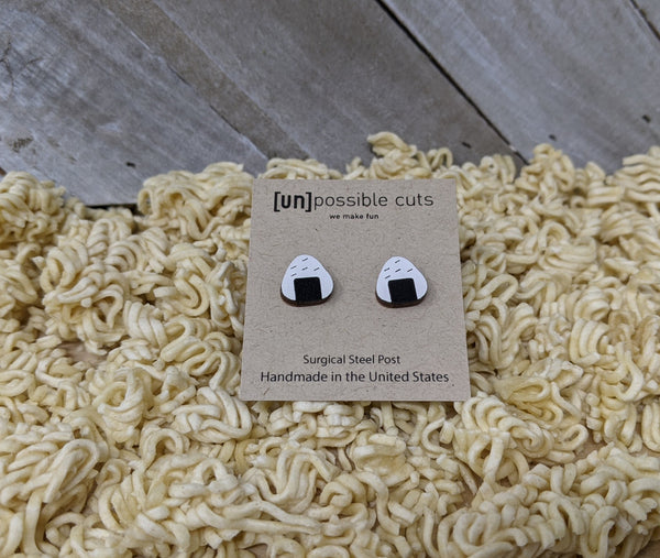 Onigiri Rice Ball Earrings
