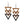 Load image into Gallery viewer, Going Down Dangle Earrings
