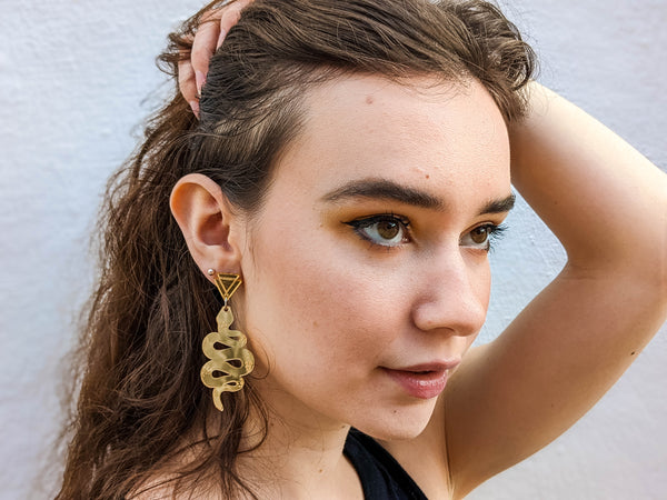 Snake Dangle Earrings