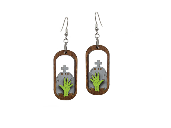 Zombie Hand Dangle Earrings