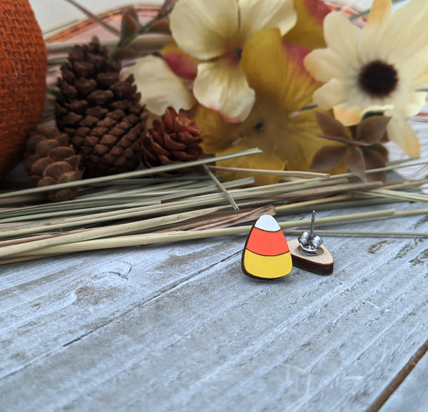 Candy Corn Earrings