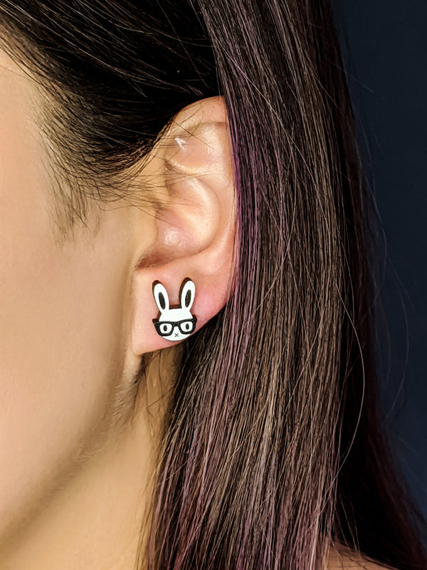 Nerd Bunny Earrings