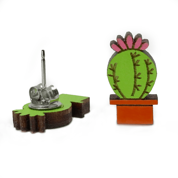 Succulent Cactus Earrings